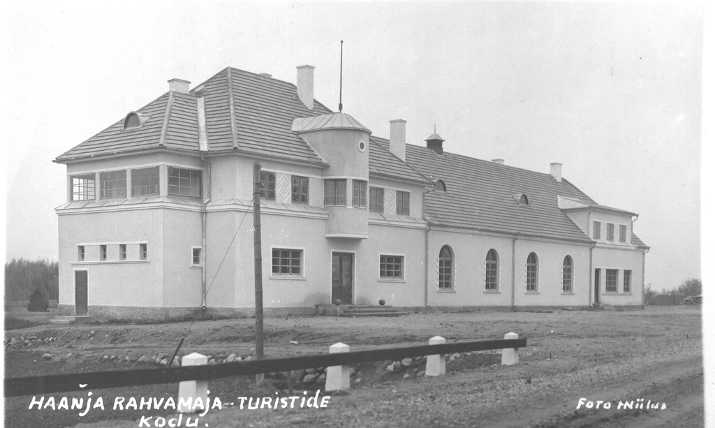 Foto. Haanja rahvamaja - turistide kodu 1939.a. Foto Jaan Niilus