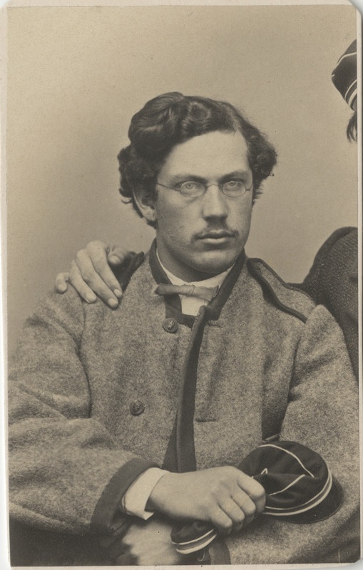 Korporatsiooni "Livonia" liige Rudolf Vogelsang, fragment grupifotost