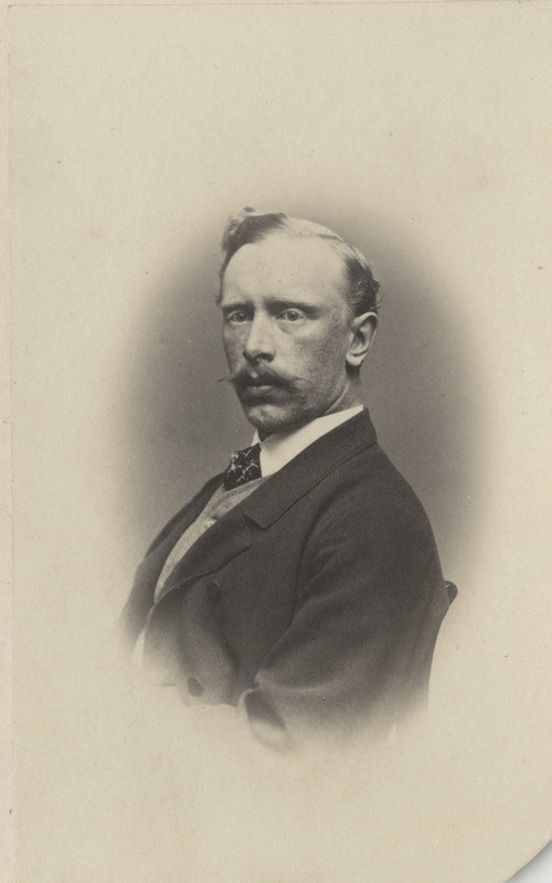 Korporatsiooni "Livonia" vilistlane Edmund von Reichard, portreefoto