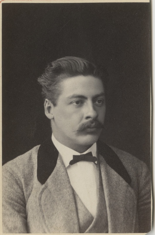 Korporatsiooni "Livonia" liige Alfred von Wilcken, portreefoto