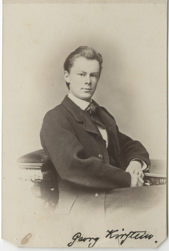 Korporatsiooni "Livonia" liige Georg Kirstein, portreefoto