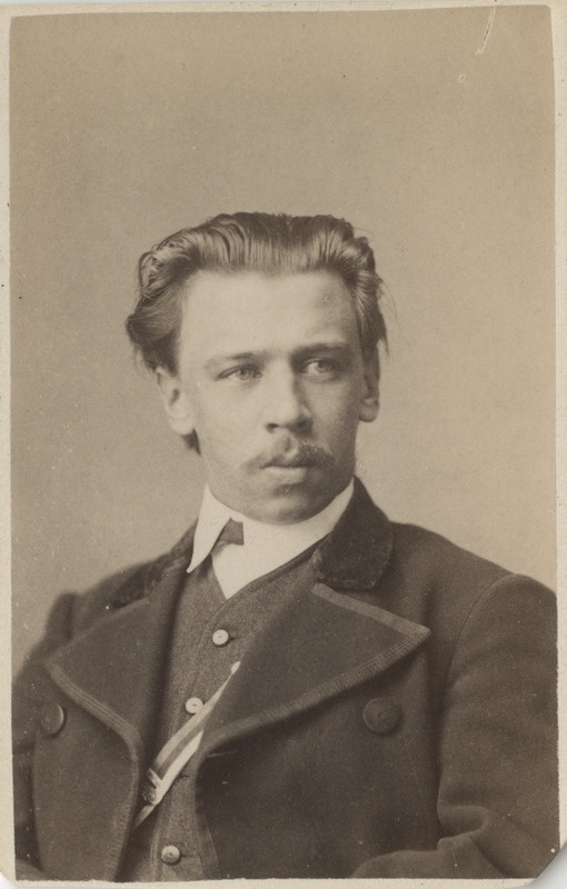 Korporatsiooni "Livonia" liige Friedrich Walter, portreefoto