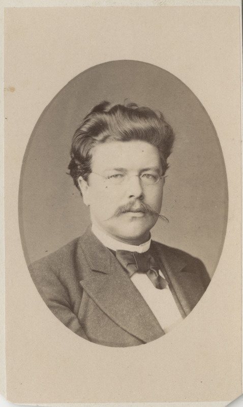 Korporatsiooni "Livonia" liige Alexander Treymann, portreefoto