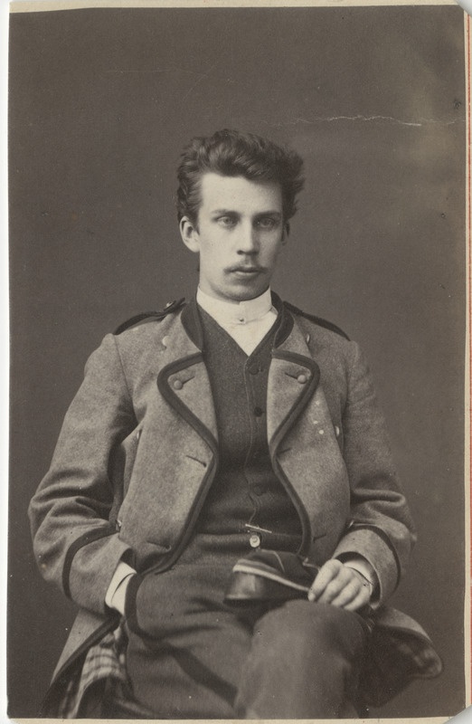 Korporatsiooni "Livonia" liige Maximilian Schmidt, portreefoto