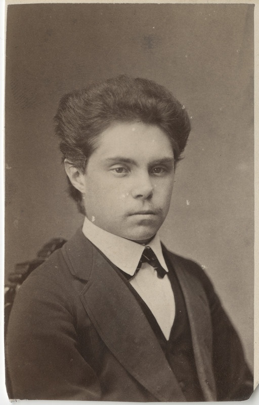 Korporatsiooni "Livonia" liige Ewald von Stern, portreefoto