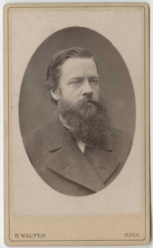 Korporatsiooni "Livonia" vilistlane Joseph Girgensohn, portreefoto