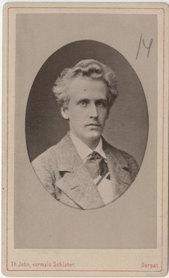 Korporatsiooni "Livonia" liige Ulrich von Freymann, portreefoto  duplicate photo