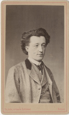 Korporatsiooni "Livonia" liige Theodor von Klot, portreefoto  duplicate photo