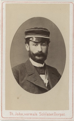 Korporatsiooni "Livonia" liige Friedrich Koch, portreefoto  duplicate photo