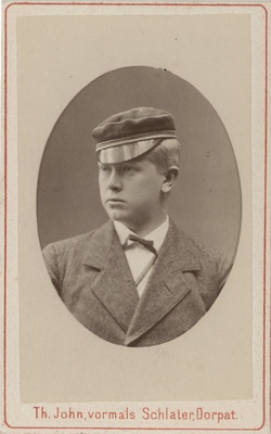 Korporatsiooni "Livonia" liige Nicolai von Ertzdorff-Kupffer, portreefoto  duplicate photo