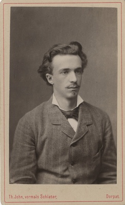 Korporatsiooni "Livonia" liige Friedrich Bienemann, portreefoto  duplicate photo