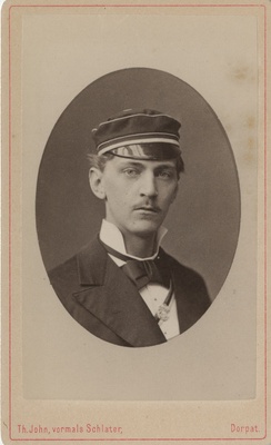 Korporatsiooni "Livonia" liige John de La Trobe, portreefoto  duplicate photo