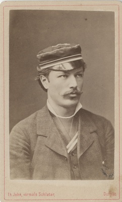 Korporatsiooni "Livonia" liige Carl Mekler, portreefoto  duplicate photo