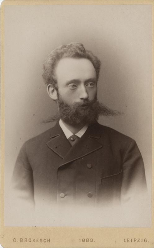 Korporatsiooni "Livonia" liige Heinrich Stael von Holstein, portreefoto