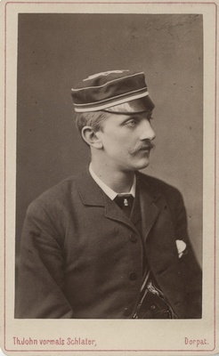 Korporatsiooni "Livonia" liige Valerian Kolobow, portreefoto  duplicate photo