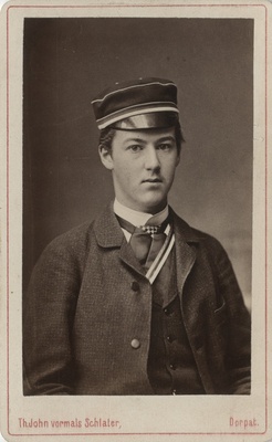 Korporatsiooni "Livonia" liige Burchard Schrenck, portreefoto  duplicate photo