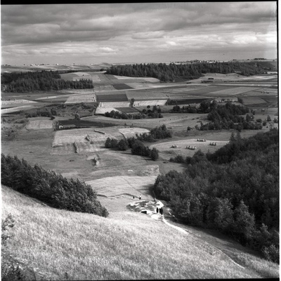 Petserimaa, Irboska ürgorg - maastik põldude ja viljahakkidega  similar photo