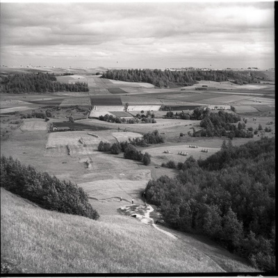 Petserimaa, Irboska ürgorg - maastik põldude ja viljahakkidega  similar photo