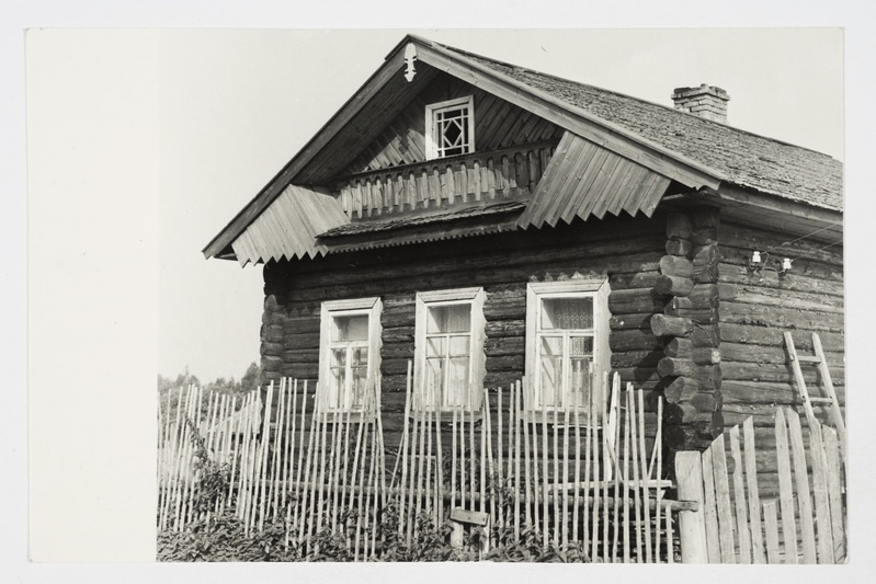 Elamu Koiguši külas (vanus ca 30 aastat). Otsavaade. Põhiplaan on lihtne ja siinpool üldlevinud.