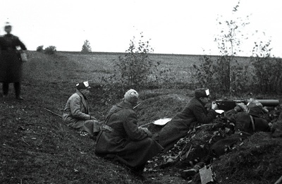 Sõjategevus Kaitseliidu Põlva manöövrite ajal 10.-12.10.1931. a.  duplicate photo