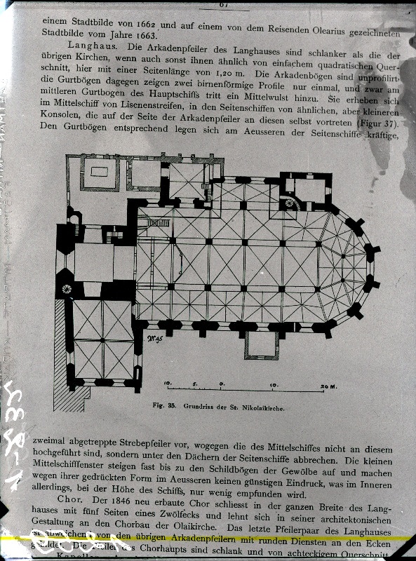 Niguliste kiriku põhiplaan.