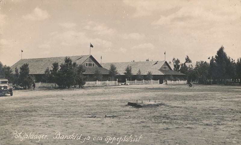 Petseri põhjalaagri barakid ja osa õppeplatsist