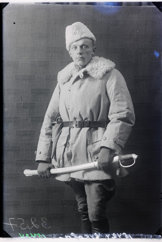 Vabadussõda. 1.Soome vabatahtlike salga (Ekströmi pataljon)1.kompanii ülem kapten Anto Eskola.