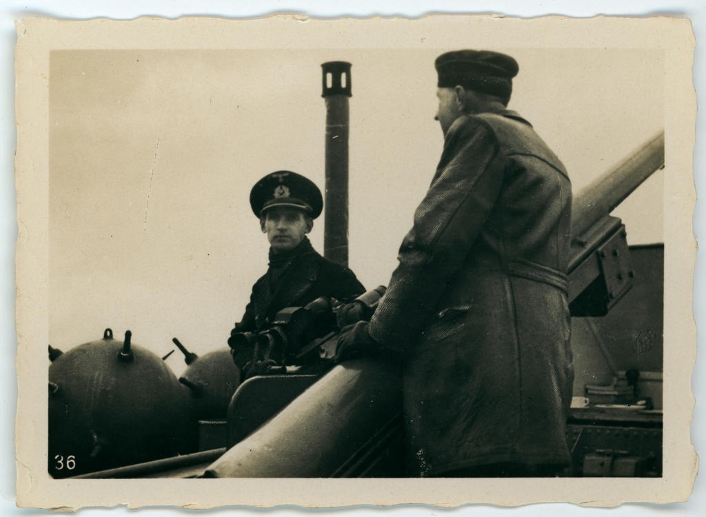 Saksa mereväelased, pardakahru, taga meremiinid