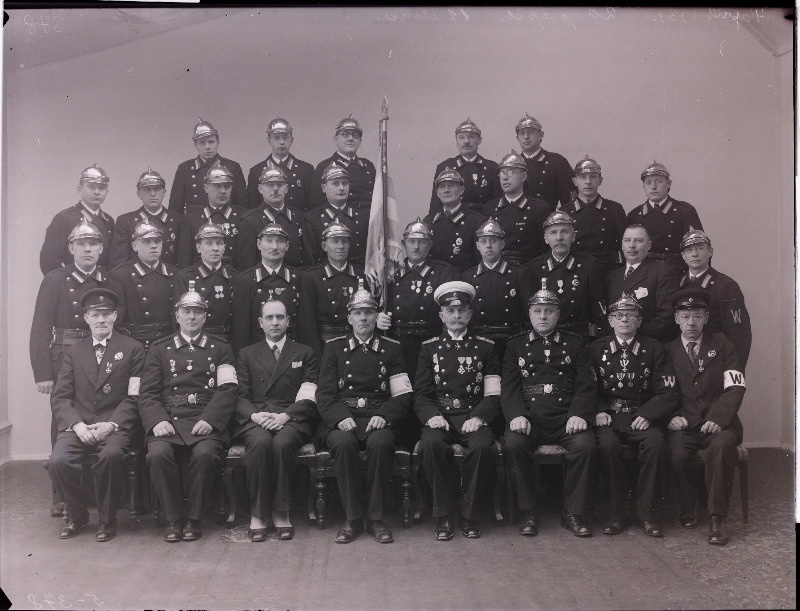 Rühm Eesti tuletõrjujaid.