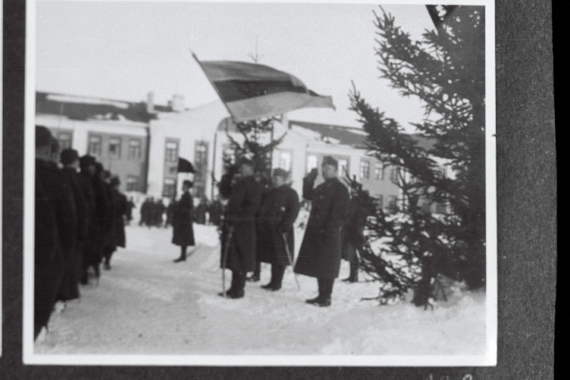 Eesti Vabariigi Scoutspataljoni 13. aastapäeva paraad.