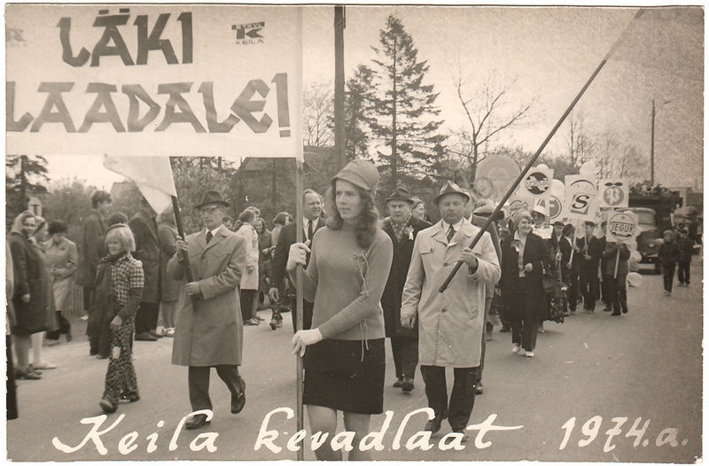 Keila kevadlaada rongkäik