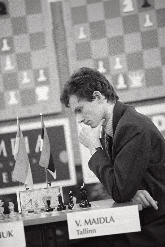 Maletaja V. Maidla spordiseltsi “Kalev” korraldatud kiirmaleturniiril “Meenutades Paul Kerest”.