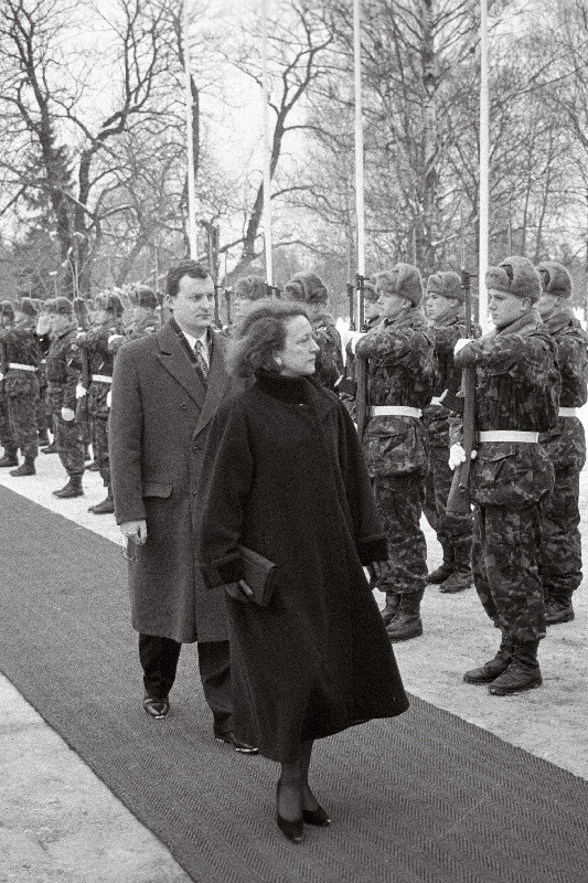 Eestis visiidil viibiva Austraalia suursaadiku Judith Patricia Pead´i vastuvõtt Tallinnas.