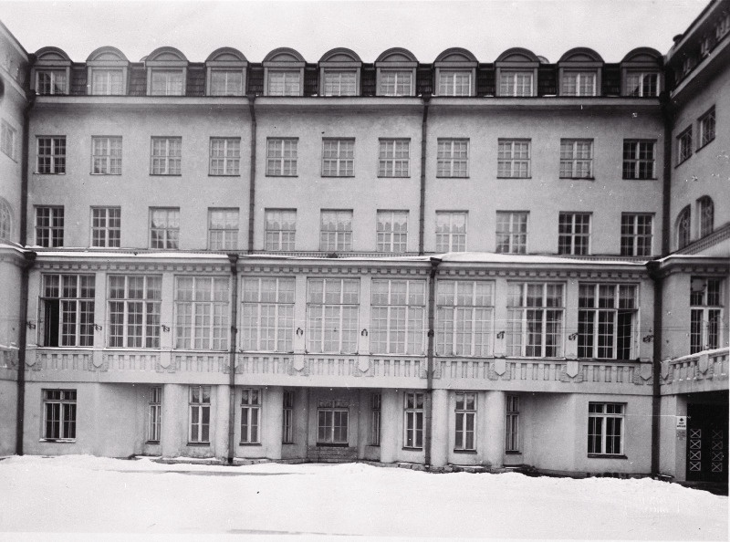 Estonia teatri- ja kontserdihoone siseõu ja keskosa.