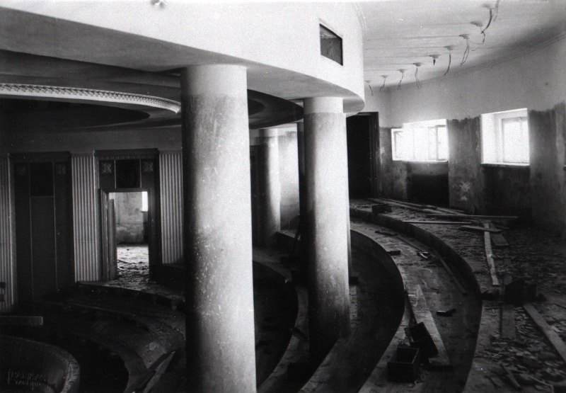 Estonia teatrisaali siseviimistlustööd.