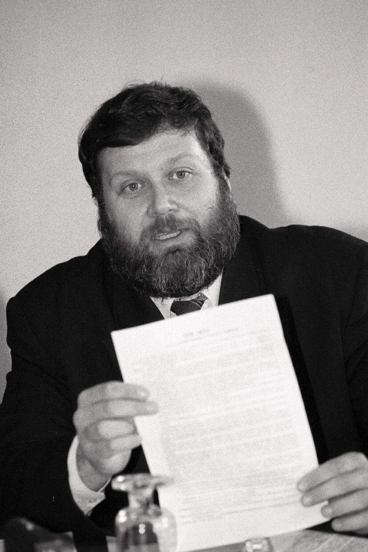 Valimisliidu “Õiglus - Spravedlivost” liider Jevgeni Kogan.
