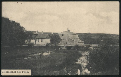 fotopostkaart, Viljandi khk, Karula veski, u 1915  duplicate photo