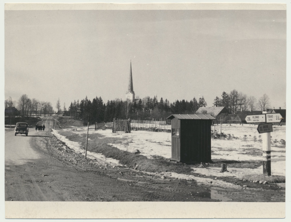 foto Viljandimaa, Tarvastu asula 1964