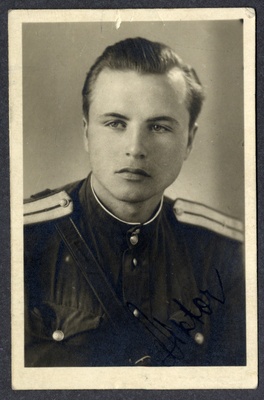 Sõdurimundris tundmatu noormees (Viktor)  duplicate photo