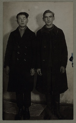1. detsembri riigipöördekatsest kommunistide poolel osa võtnud Roman Toots ja Martin Arbon pärast arreteerimist  duplicate photo