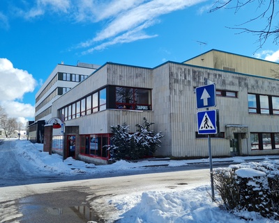 Administrative building in Raplas, view of the building. Architect Helgi Margna; engineer m. Volmer rephoto