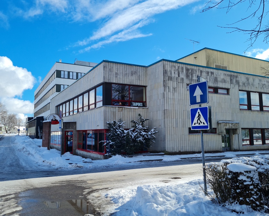 Administrative building in Raplas, view of the building. Architect Helgi Margna; engineer m. Volmer rephoto
