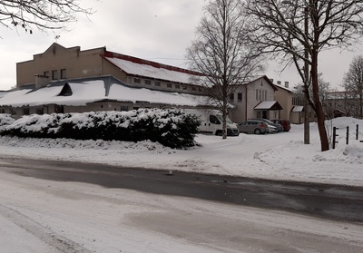 Ardu 9- classical school building in the former office building of Ardu sovhoosi. rephoto
