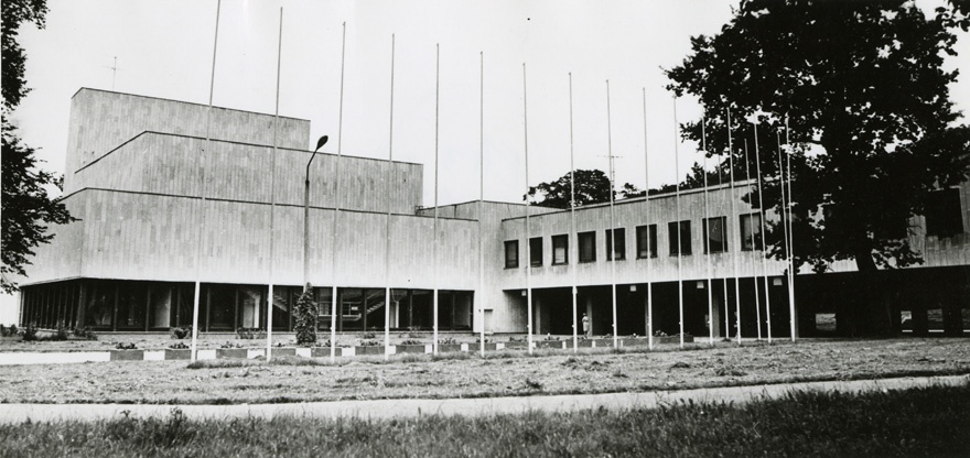 Jõhvi kultuurikeskus, vaade. Arhitekt Rein Heiduk