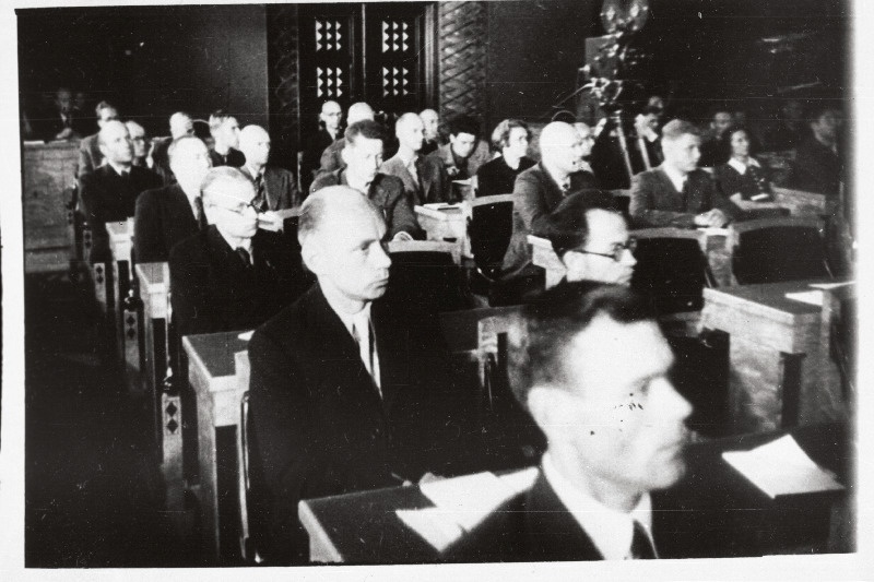 Vaade saali riigivolikogu esimese istungjärgu ajal 21.-23.07.1940.