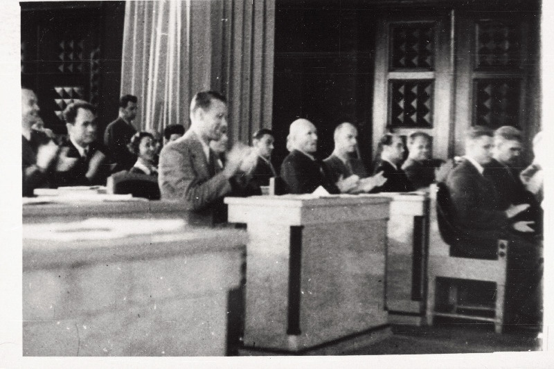 Vaade saali riigivolikogu esimese istungjärgu ajal 21.-23.07.1940.