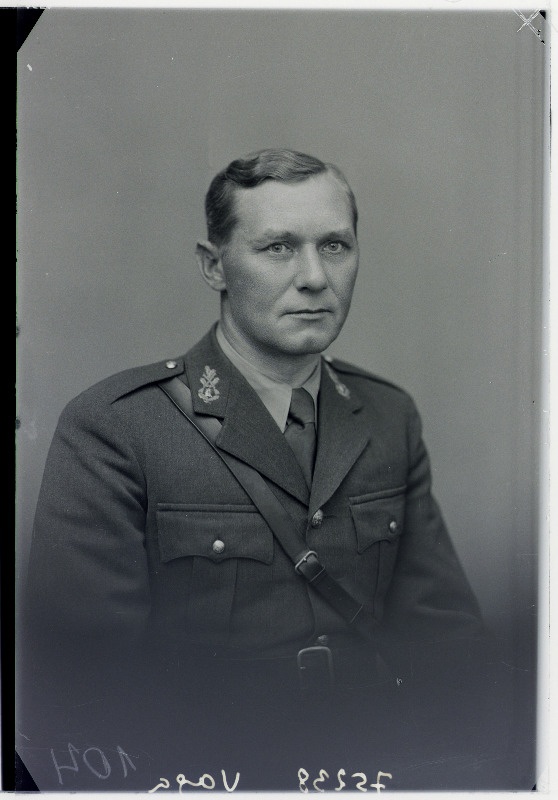 Sakala Üksik Jalaväepataljoni ohvitser major Vilhelm Vaga.