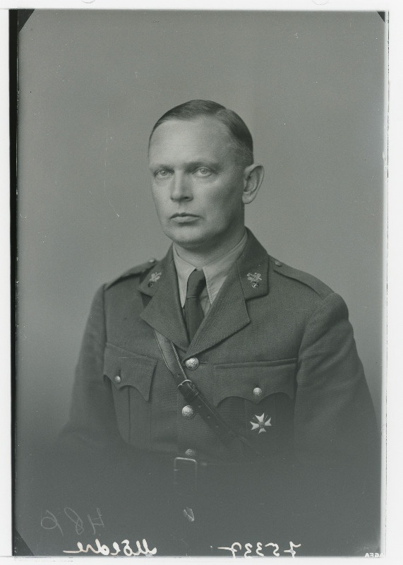 Pioneeripataljoni 3.kompanii ülem major Erich Möldre (Mõlter, Müller).