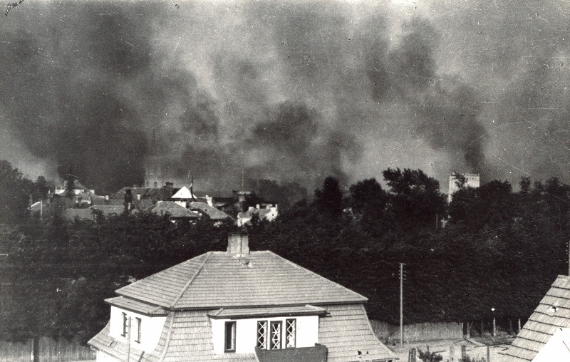 Vaade Tartu põlemisele.