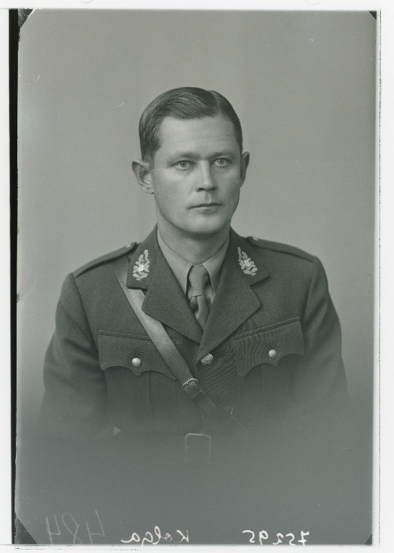 Sõjakooli suurtükiväe klassiülem ohvitser major Ralf (Ralph) Kolga.